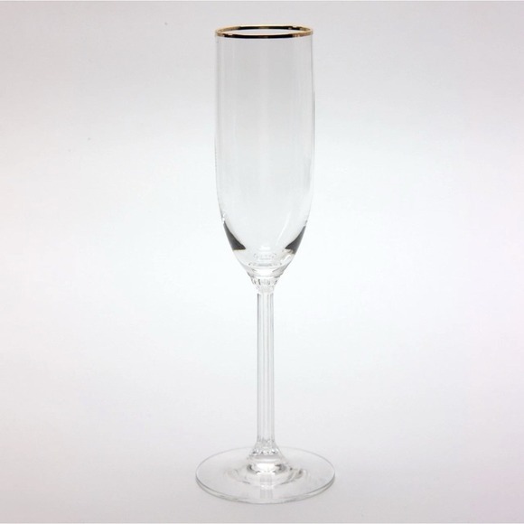 Lenox McKinley Champagne Flute Gold Rim